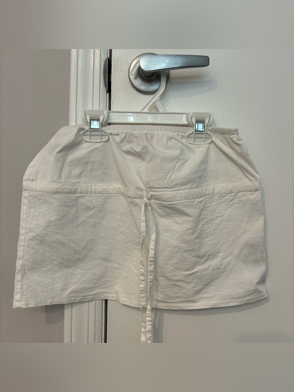 Edikted white tie linen tube top